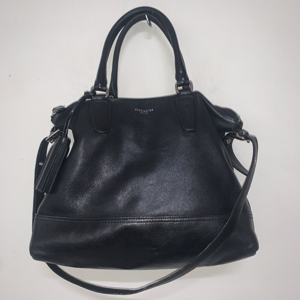 Coach Legacy Rory 19892 Black Quality Leather Satchel/Shoulder Bag Classic